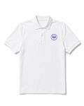 Polo-Neck White T-Shirt
