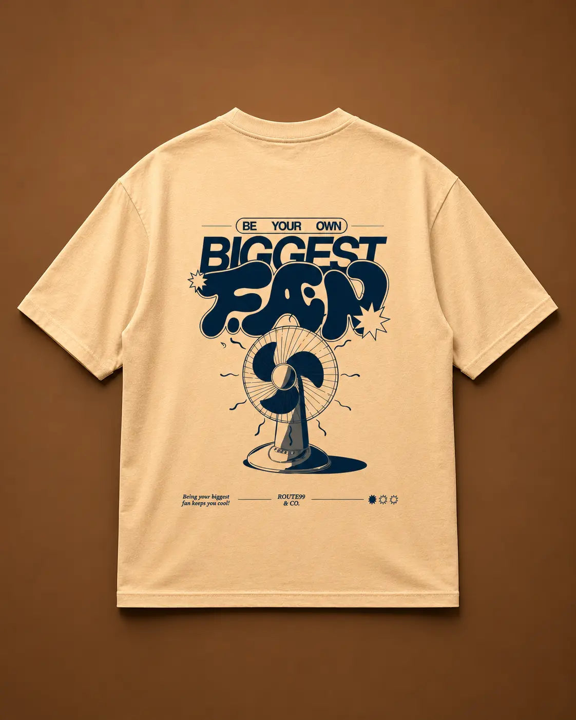 Oversized Beige T-Shirt Route99 & Co.
