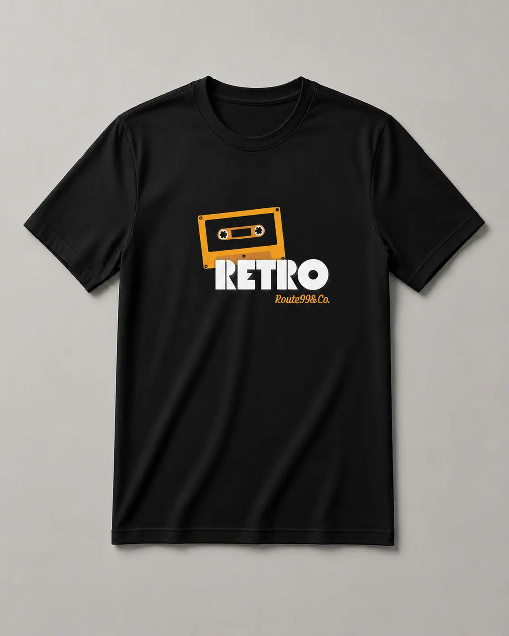 Regular-Fit Black T-Shirt Route99 & Co.