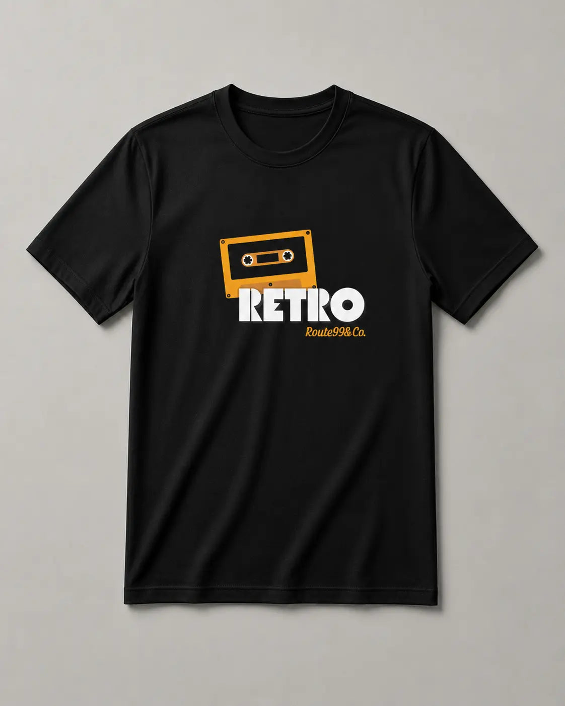 Regular-Fit Black T-Shirt Route99 & Co.