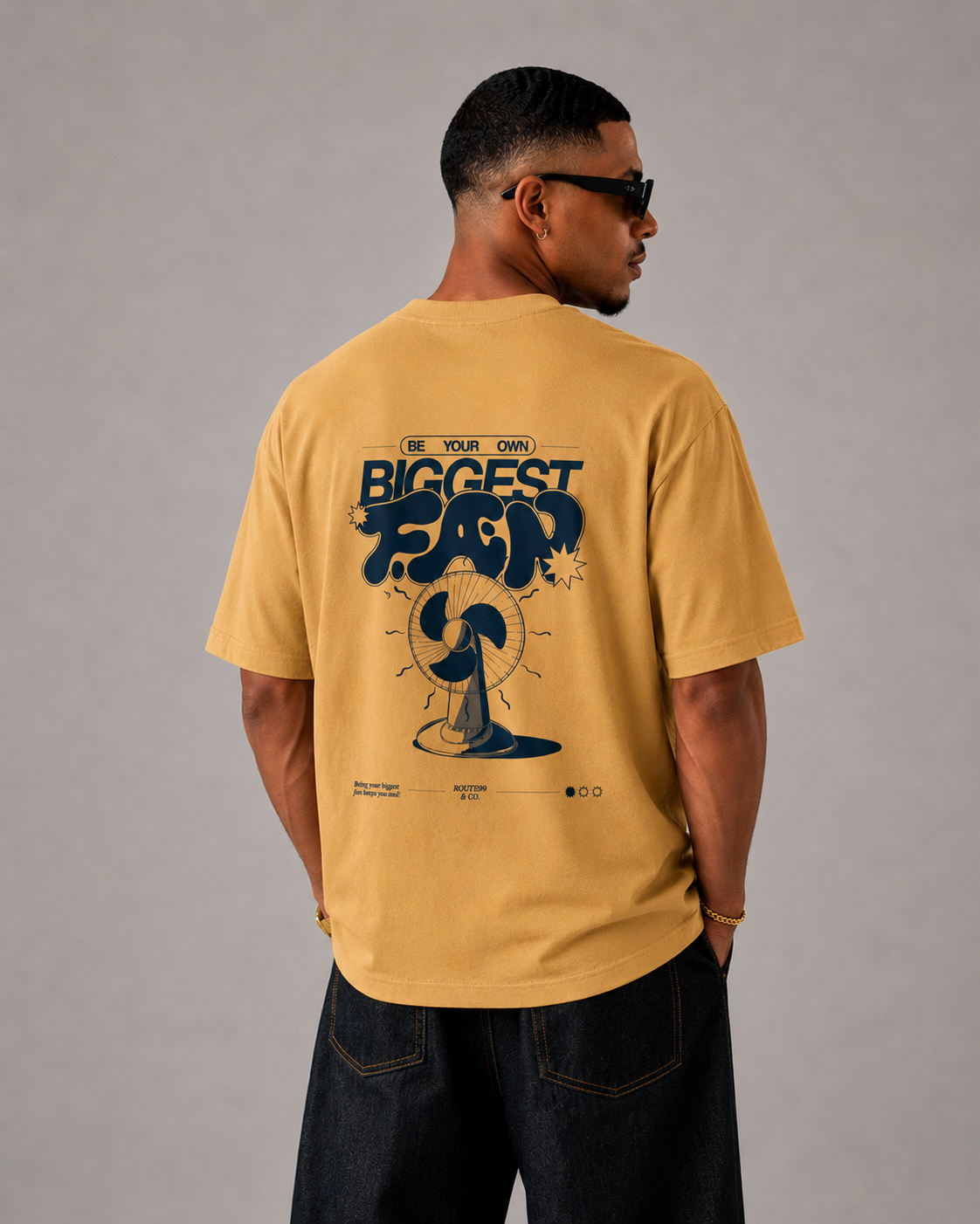 Oversized Beige T-Shirt Route99 & Co.