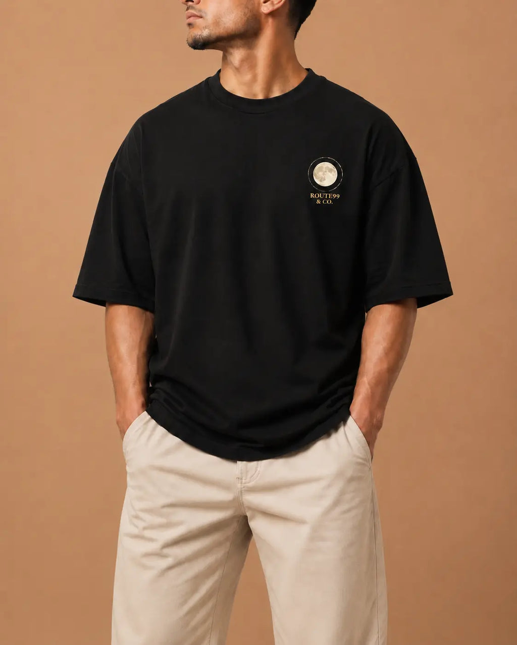 Oversized Black T-Shirt Route99 & Co.
