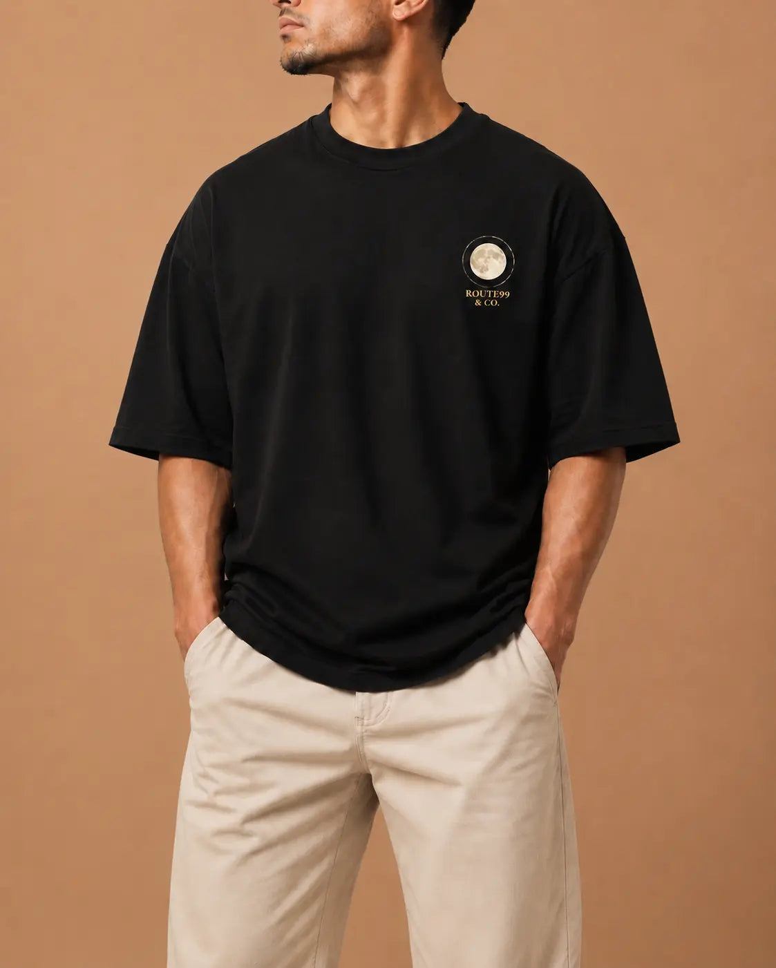 Oversized Black T-Shirt Route99 & Co.