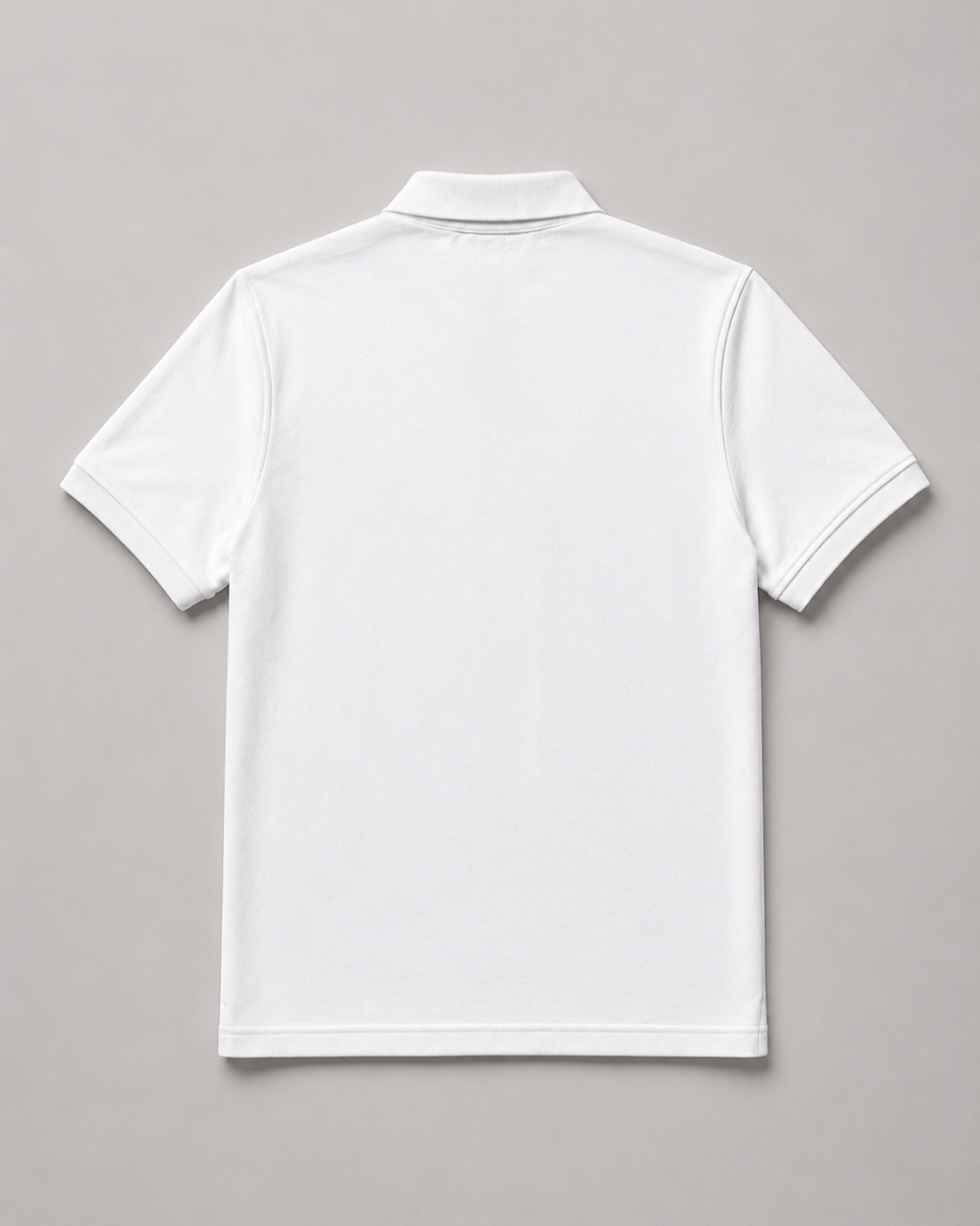 Polo-Neck White T-Shirt Route99 & Co.