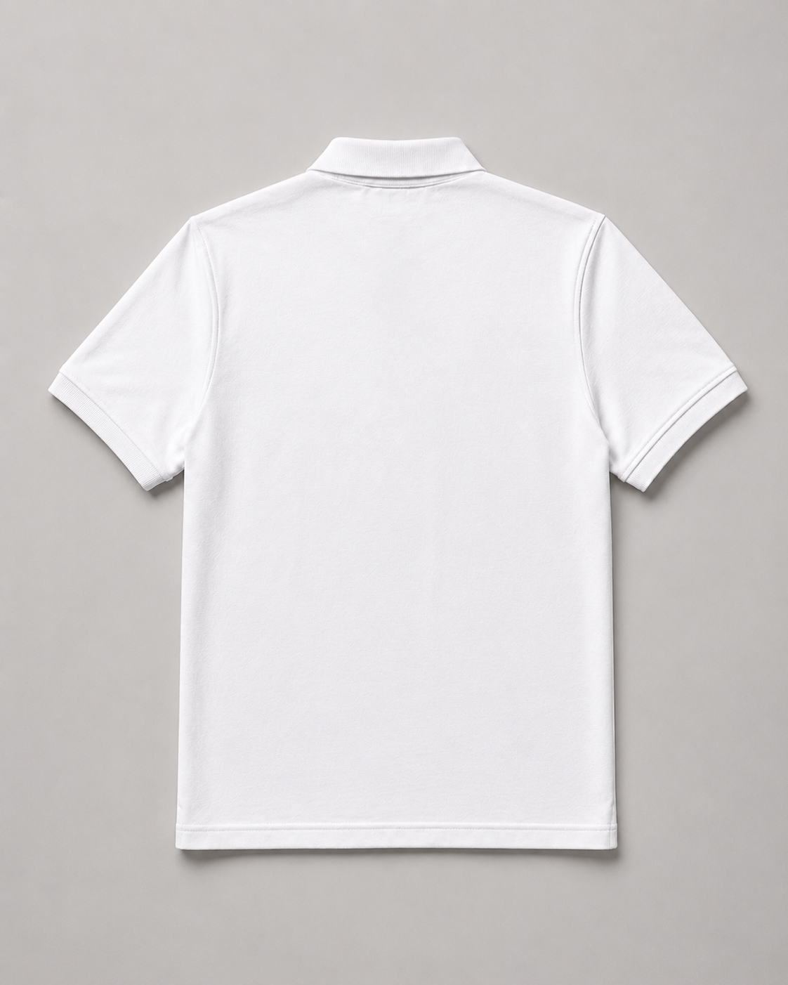 Polo-Neck White T-Shirt Route99 & Co.