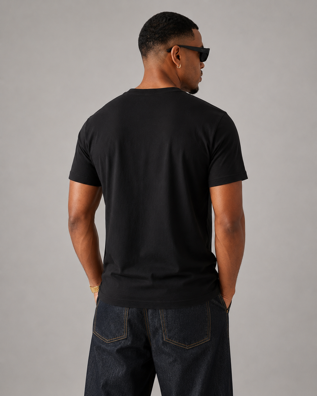 Regular-Fit Black T-Shirt Route99 & Co.