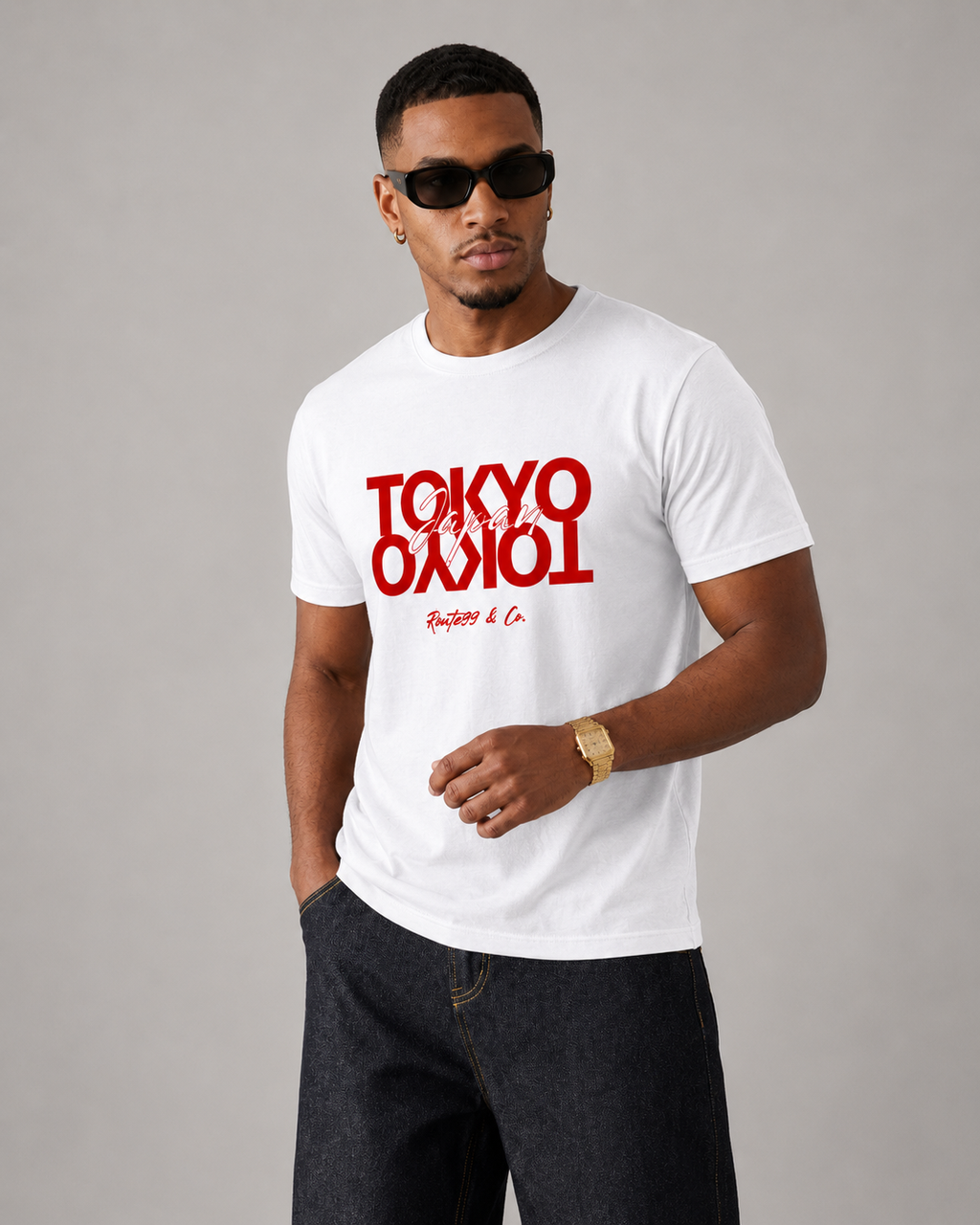 Regular-Fit White T-Shirt Route99 & Co.